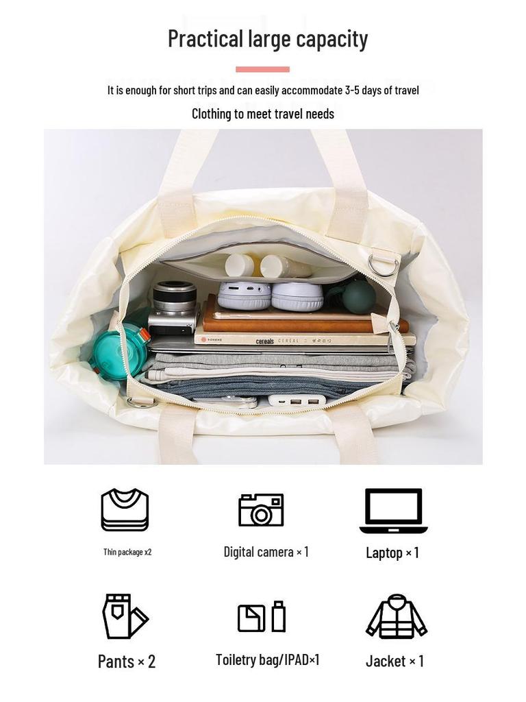Lightweight Handheld Gym Bag - Wet/Dry Separation, Large Capacity, Ideal for Travel & Yoga