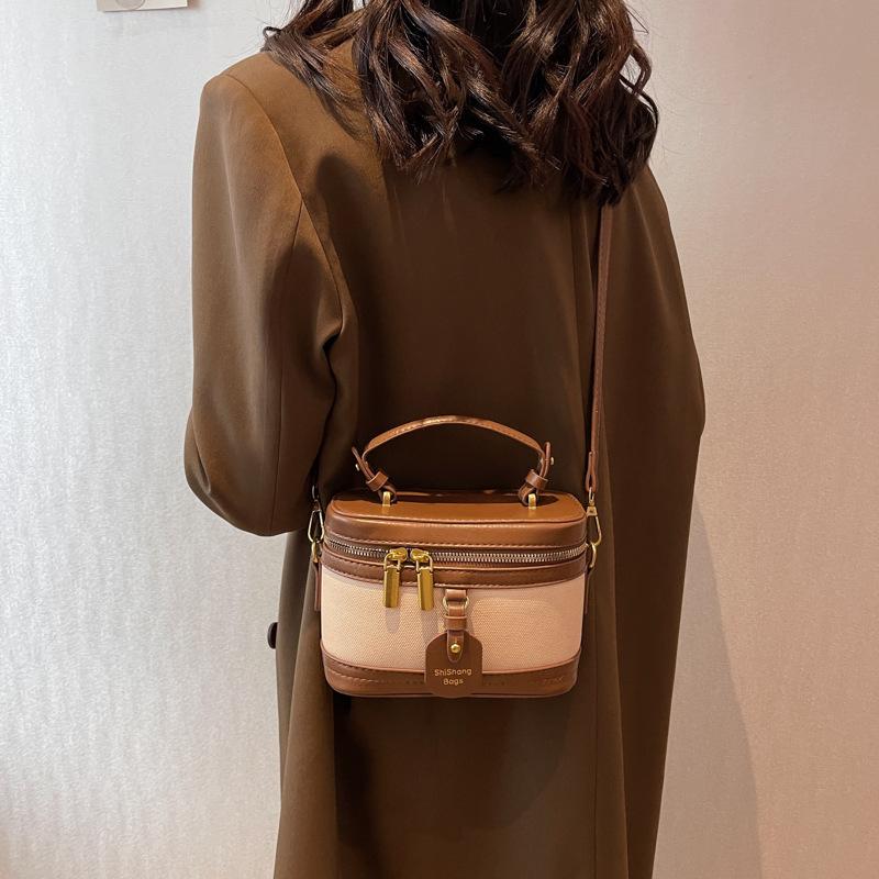 Handliche Box-Tasche Damen Neue Modische Vielseitige Schulter-Umhängetasche