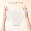 Women's Mulberry Silk Breathable Lace Trim Briefs (2-Pack)