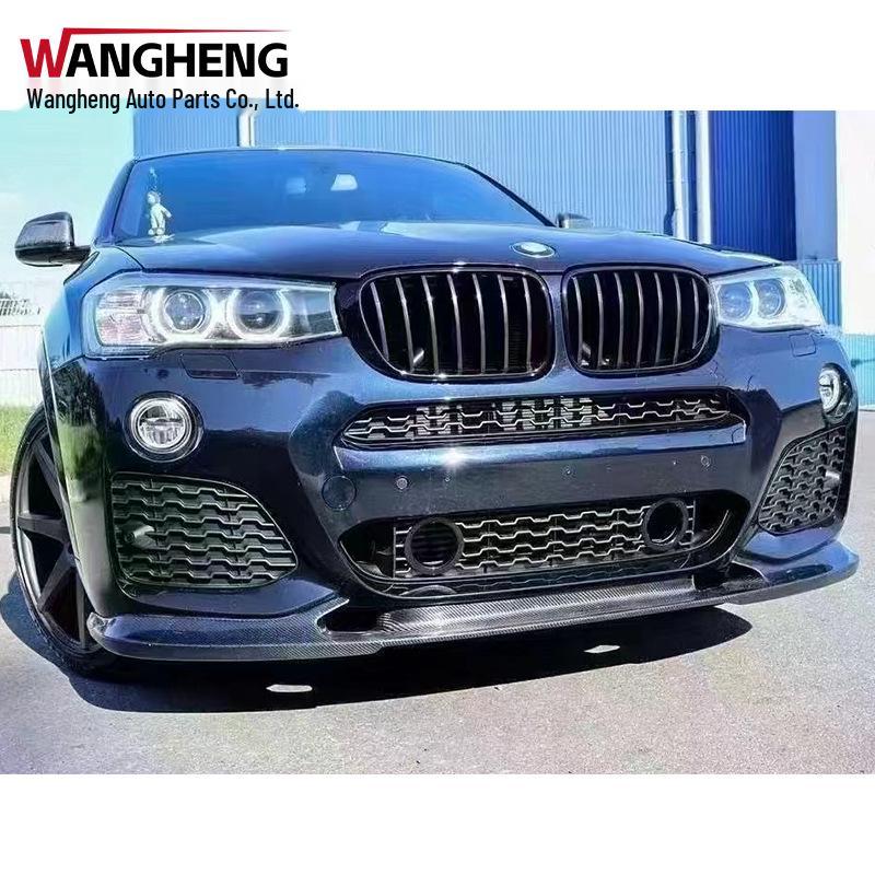 Carbon Fiber 3D Front Bumper Lip Diffuser for BMW X3 F25/X4 F26