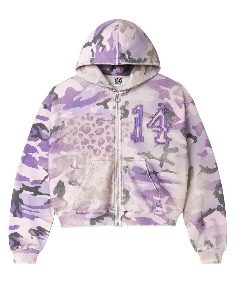 Europe, America 2025 American Graffiti Printing Men's and Women's Loose Casual Zipper Hooded Sweater Trendy Brand