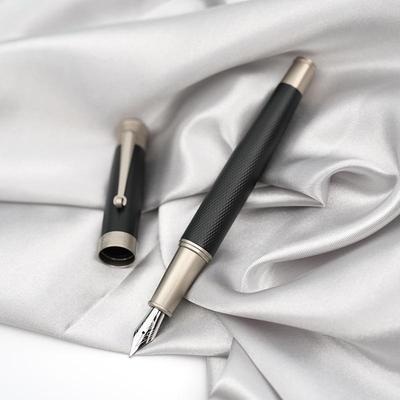 Pluma estilográfica de metal para oficina de negocios, caligrafía, firma, escritura suave para estudiantes practicando caligrafía, regalo