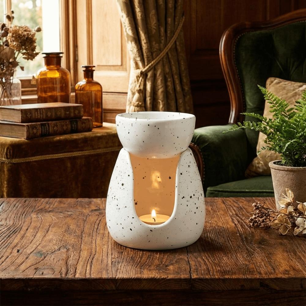 Minimalist Fragrance Stove Heat-resistant Candle Scented Burner Ceramic Essential Oil Stove  Office