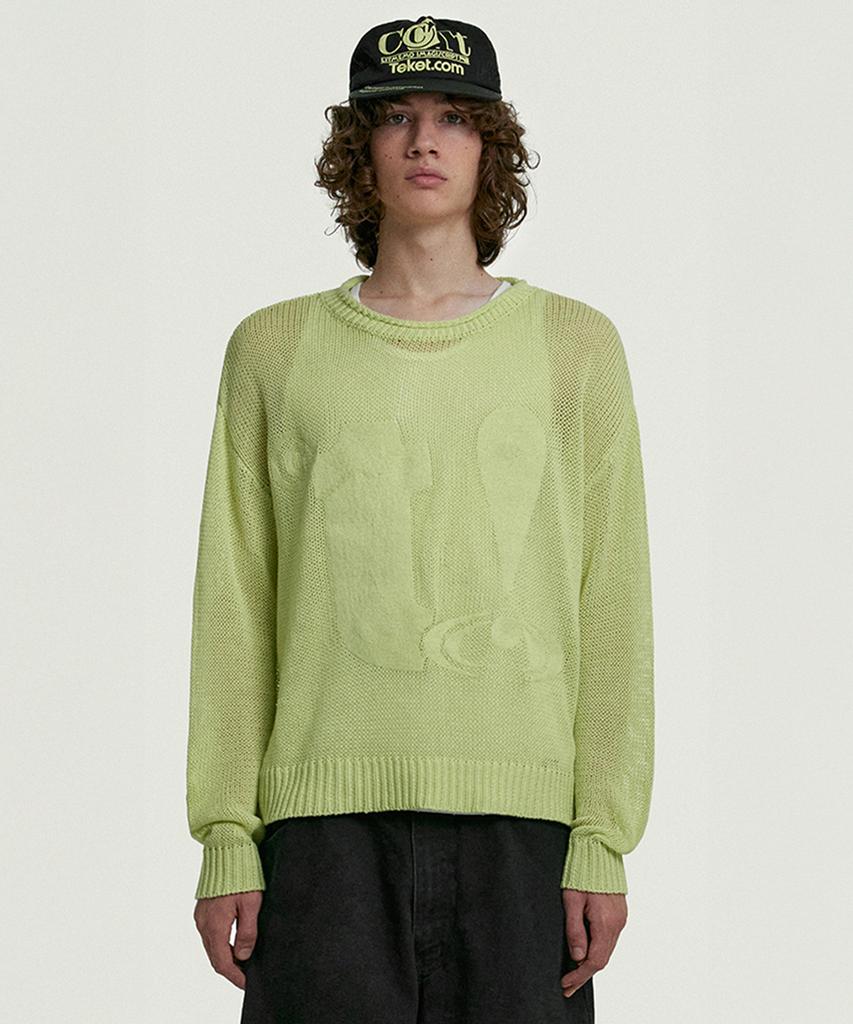 Tekes Joytamin Roll Knit Sweater Yellow