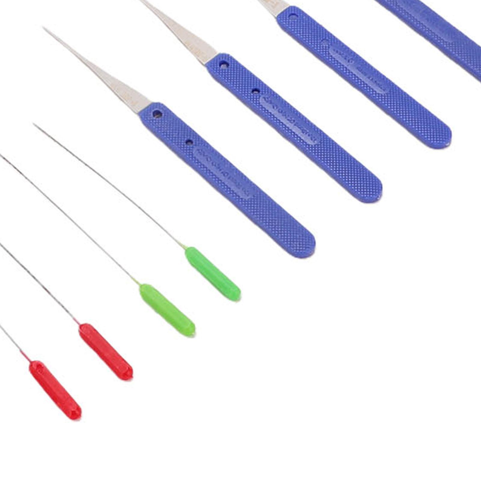 Törött kulcs kihúzó készlet Ergonomikus kialakítású Többfunkciós Rozsdamentes acél kulcs kihúzó készlet blue