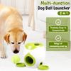 Dog Automatic Tennis Ball Launcher Pet Training Interactive Toy Puppy Snack Reward Machine Treat Dispenser Fun Interactive