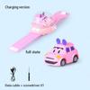 Children's Watch Remote Control Car Electric Alloy Mini Watch Car Parent Child Interaction 2.4G Remote Control Racing Toy Gift
