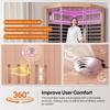 Sauna Corner Saunas for 2-3 Person 120V Indoor Canadian Hemlock, Customized
