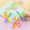 Kids' Colorful Safe Plastic Scissors for DIY and Kindergarten Crafting Projects
