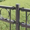 ASSEN Fence Panel Grey 170 x 170 cm Steel