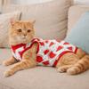 Fruit Printed Cat Sterilization Suit High Elasticity Cat Jumpsuit Pet Weaning Suit  Pet Care