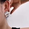 Exaggerated Irregular Drop Earings Women's Fashion Punk Metal Geometric Earrings Dangle Wedding Party Ear Accesories Gifts