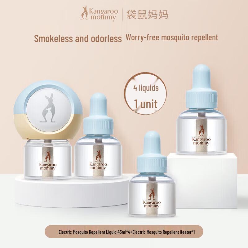 Kangaroo Mommy Odorless Electric Mosquito Repellent Kit