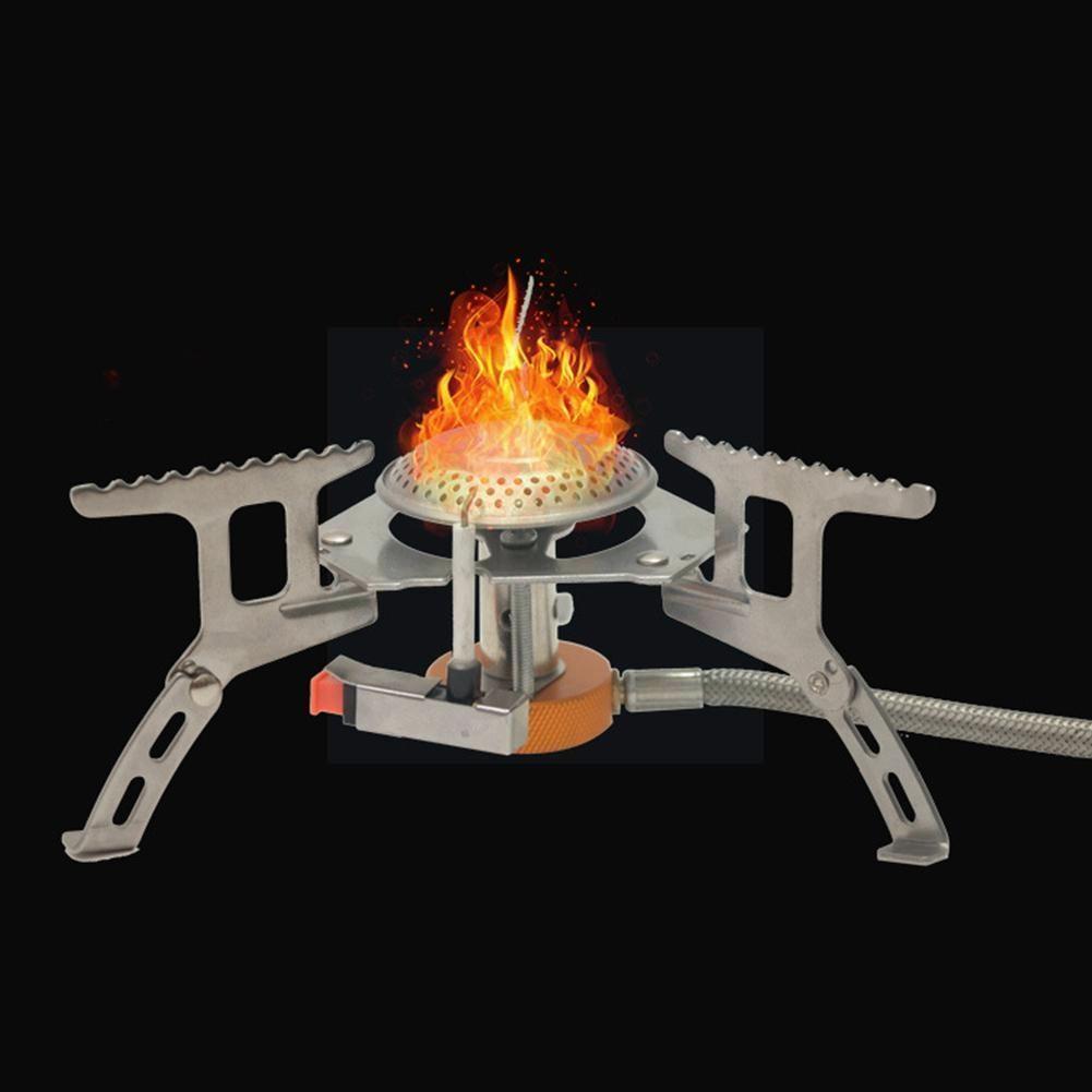Buy Outdoor Gas Stove Camping Gas Burner Folding Electronic Stoves