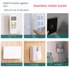 2/10PCS Double-Sided Adhesive Wall Hooks Strong Hanging Hooks Transparent Bathroom Organizer Wall Storage Holder Kitchen Tools