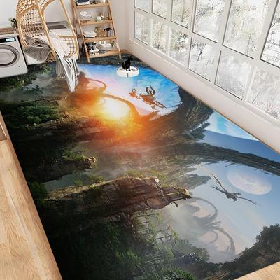 Avatar Game Frontiers Of Pandora Room Mats Washable Non-Slip Living Room Sofa Chairs Area Mat Kitchen Doormat Area Rug