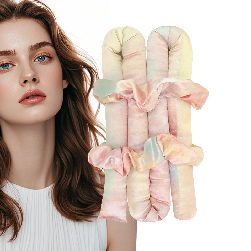 

Heatless curl artifact, sleep does not hurt hair, lazy sleep, styling sponge curling iron, iron-free long updo artifact