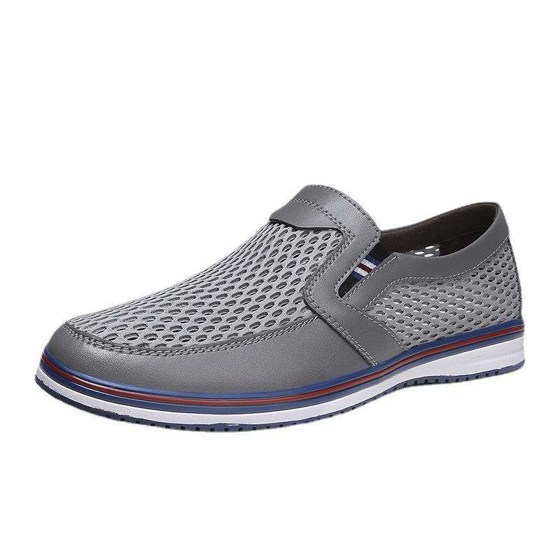 Men's Breathable Mesh Slip-on Shoes - Summer Casual Sock & Driving Style