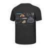 Skechers Comfortable Trendy Minimalist Versatile Solid Color Breathable Logo Short Sleeve T-Shirt Men Tops Carbon-Black P225M070-0018