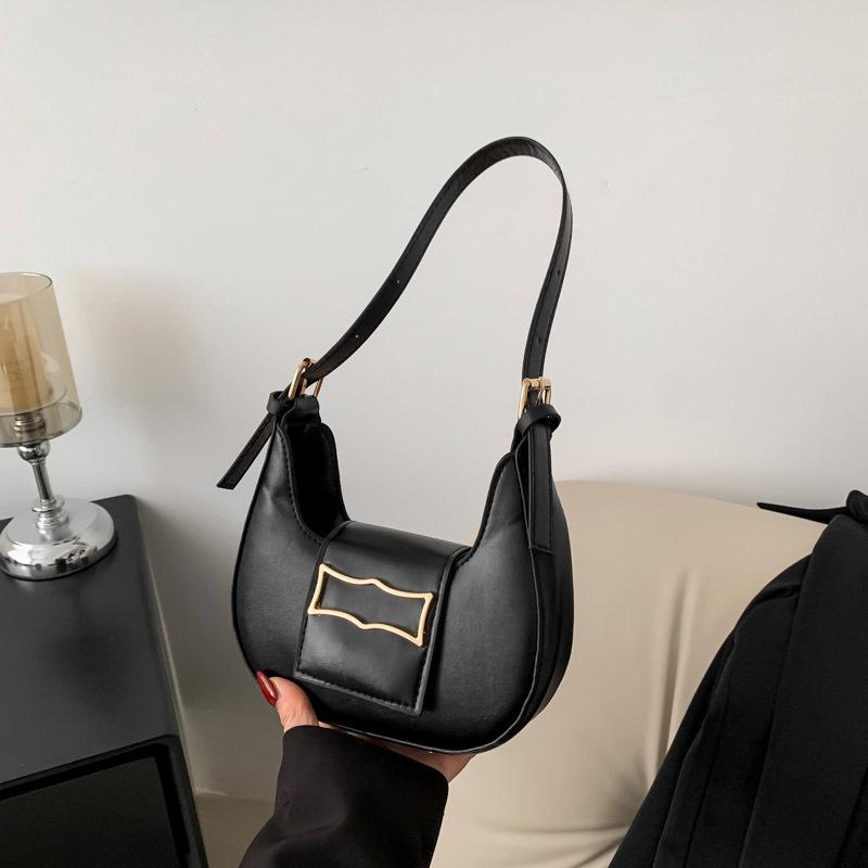 Сумки сумки женские новые модные универсальные сумки через подмышку полумесяца нишевые — фото 7