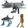 Shark Figurine Tungtungsahur Figure Funny Doll Desktop Decoration Tralalero Tralala Figure Movable Articulated 3D Printed Toys