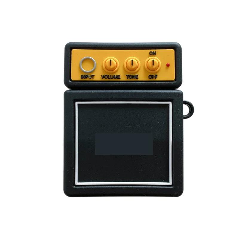 Für Airpods 4 Hülle 2024, 3D Retro Soundbox Lautsprecher Silikon Schutz Kopfhörerhülle Für Airpods Pro 2 Hülle Funda