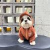 Dog Jacket Ancestor Dog Autumn and Winter Velvet Teddy Than Bear Schnauzer French Bucket Windproof Warm Pet Clothes