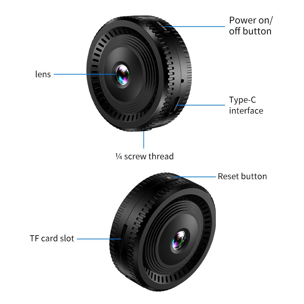 Wifi Mini Camera 1080P Security Monitoring Wireless Remote Night Vision Video SurveillanceSmart Home Mini DV Cam HD Camera
