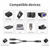 2 packs one point and two audio cables XLR male to XLR dual female balance cable microphone cable power amplifier mixer cable one male to two fem