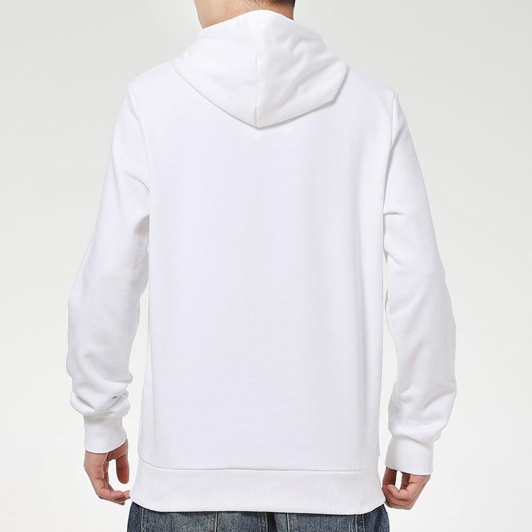 Puma Classics Gold-Stamped Logo Print Sports Pullover Hoodie Men Hoodies White 531370-02