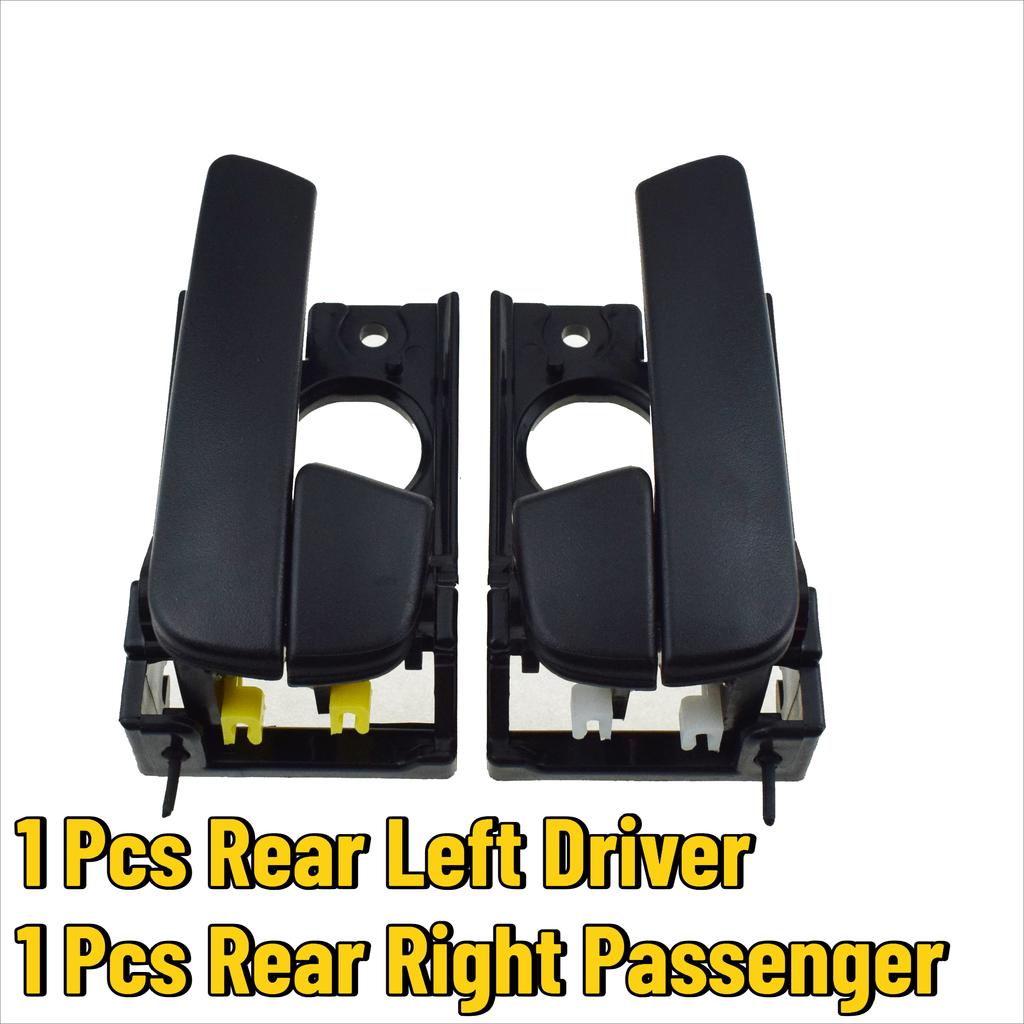 1/2/4 Pcs ide Car Door Handle Front Rear Left Driver or Right Passenger For Kia Rio 1.6L 2006 2007 2008 2009 2010 2011 Black