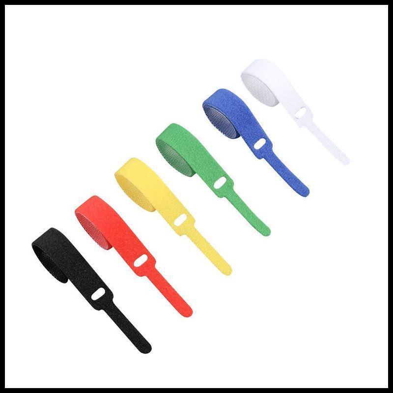Hook & Loop Cable Ties: Earphone, Charging, Data Cable Organizer