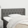 VidaXL Headboard with Ears Dark Grey 93x16x78-88 Cm Fabric3119087