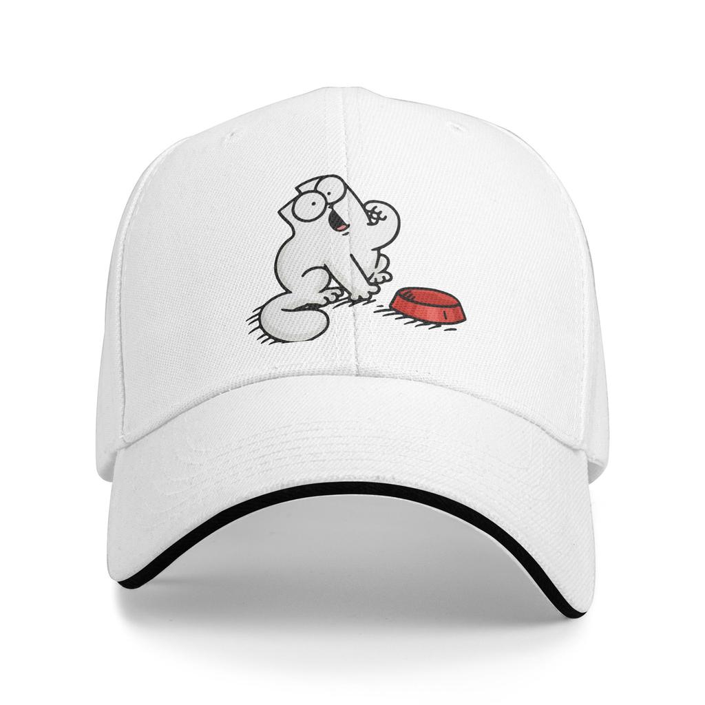 Simons Cat Casual Baseball Cap Summer Trucker Hat Sun Outdoor Sports Hip Hop Hats Couple Women y2k Funny Baseball Caps