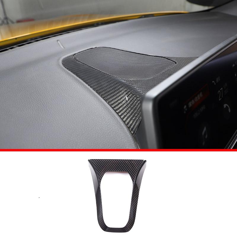 Real Carbon Fiber For Toyota Supra MK5 A90 2019-2025 Center Console Steering Wheel Interior Gear Decoration Mirror Trim Sticker