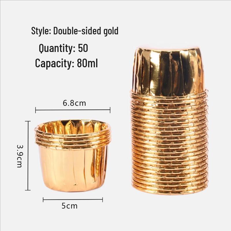 MDNG Gold Rolled Edge Air Fryer Baking Cups