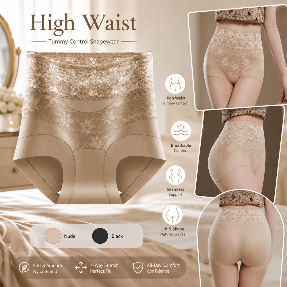 Breathable Fabric Seamless Shapewear Pants High Waist Shapewear Underwear Women Wear