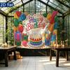 Butterfly Photo Backdrop 1pc - Party Supplies