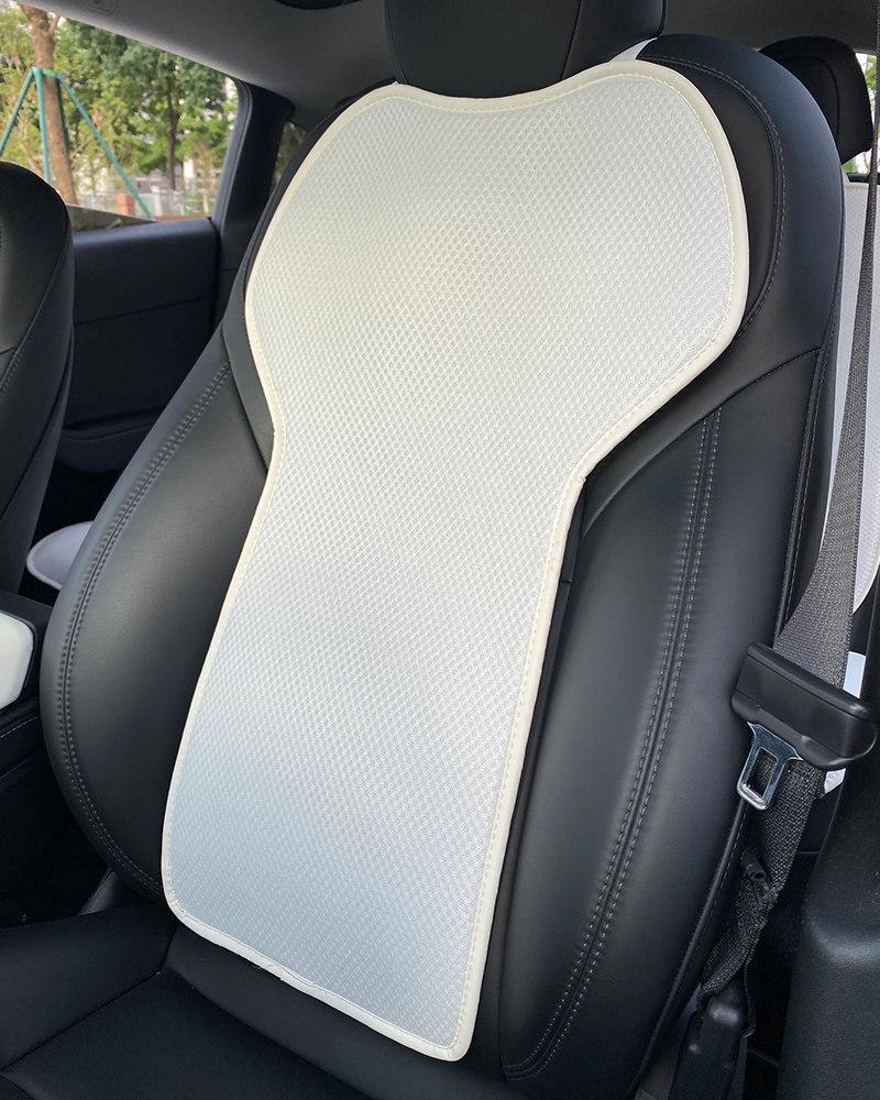 Tesla Model Y Refresh Seat Cushion Cover: Breathable, All-Season, Special Interior Modification.