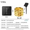 Yuner Solar LED Copper Wire Fairy String Lights