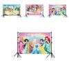 Frozen Background Decoration Banner For Festive Events With Cartoon Design For Party Decor