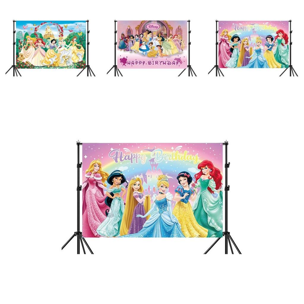 Frozen Background Decoration Banner For Festive Events With Cartoon Design For Party Decor