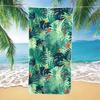 Tropical Palm Leaf Print Beach Towel Quick Dry Oversized Sand Resistant Soft Absorbent Summer Beach Blanket for Summer Beach