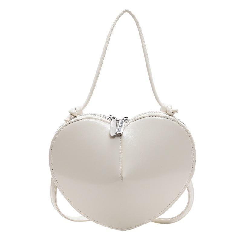 2026 Creative Trendy Korean INS Style Persality Red Heart Small Bag Women's Casual High-end Crossbody  Wallet Bags