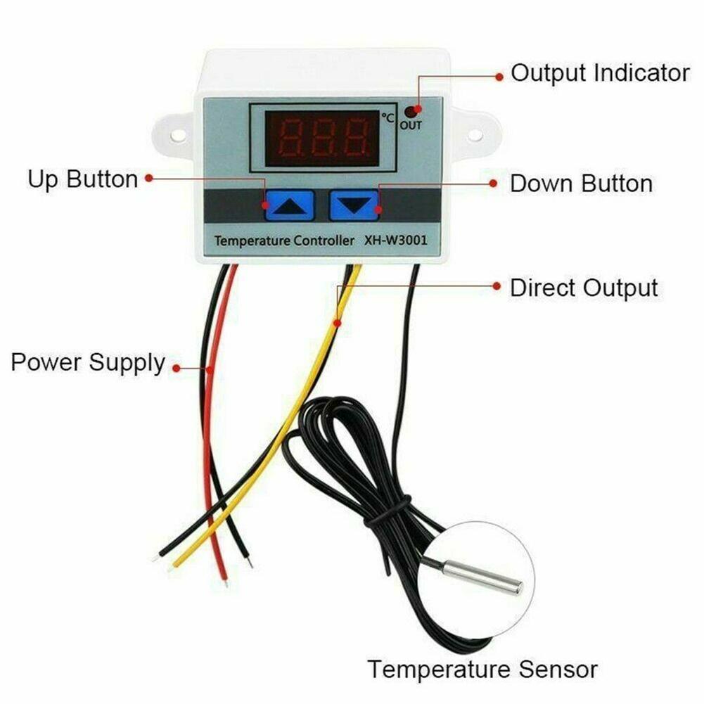 Controler Digital de Temperatură Tester Sondă Comutator Termostat