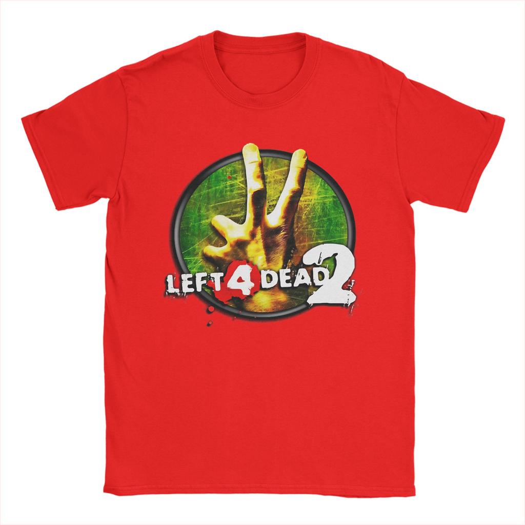 Left 4 Dead 2 Strój Koszulki Unisex 100% Bawełna T-shirt z Nadrukiem Odzież