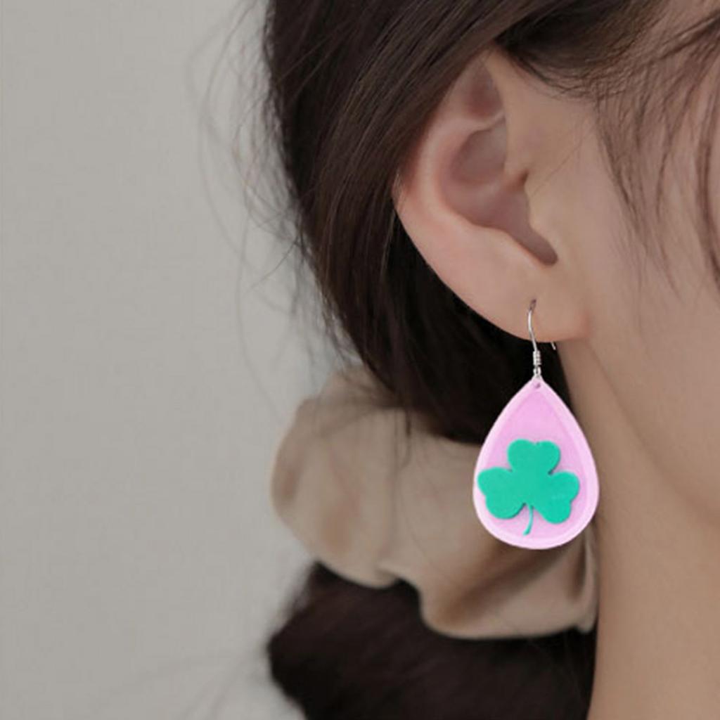 Resin Jewelry Molds Clover Silicone Mold DIY Handmade Keychain Pendant Necklace Jewelry Making Epoxy Casting Mould Craft