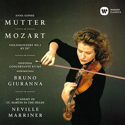 CD MUTTER (ANNA SOFIJA) - Mocarts: Vijoļkoncerts Nr. 1, Sinf WPCS50178 Japāna ObiClassical Lietots