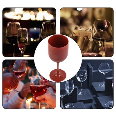 1 Pieces Plastic  for Champagne Cups Flute Stemware Wine Glass Party Banquet 3 Color