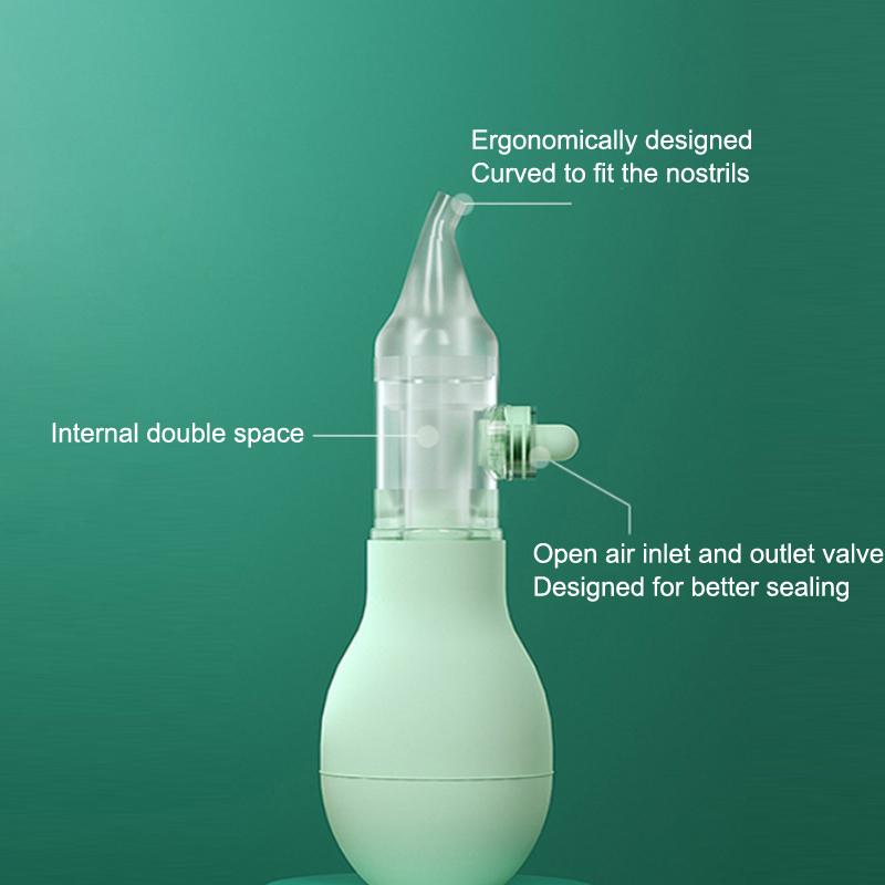 Soft Nasal Aspirator For Newborn Baby Toddler Anti-Back Flow Nose Sucker Prevent Nasal Congestion Vacuum Nose Cleaner